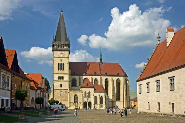 Pohľad na centrum Bardejova